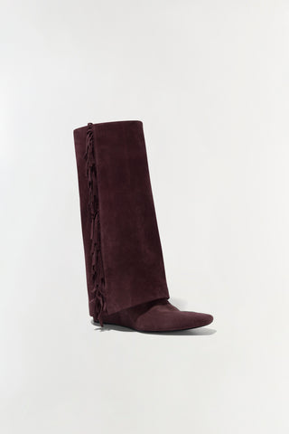 Quinn Suede Fringe Boot