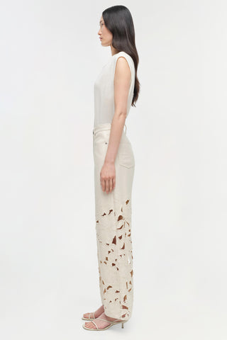 Betty Floral Cut Out Jean