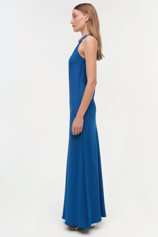 Navina Satin Embellished Gown