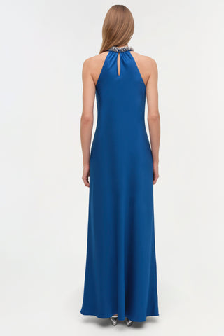 Navina Satin Embellished Gown
