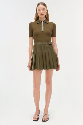 Linnie Knit Combo Midi Dress