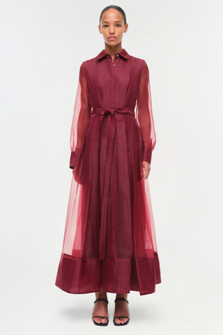 Montgomery Organza Belted Dress