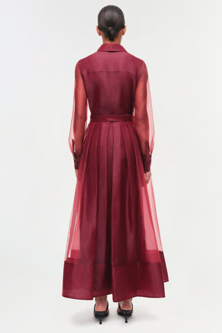 Montgomery Organza Belted Dress