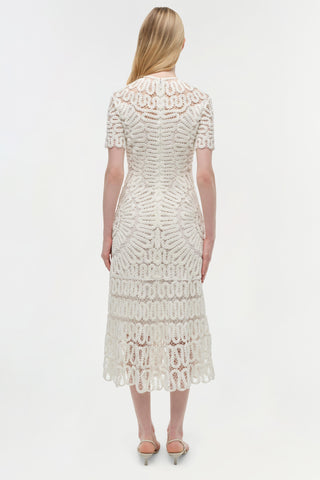 Lorelai Embroidered Midi Dress