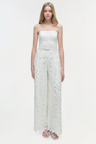 Rebecca Lace Strapless Jumpsuit