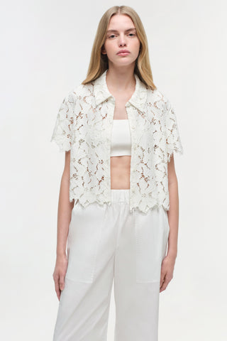 Marjorie Lace Camp Shirt
