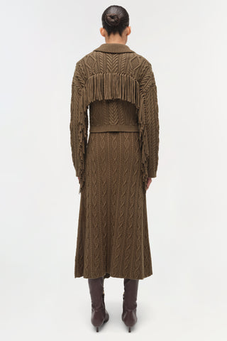 Virginia Wool Fringe Cardigan
