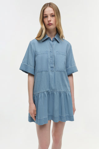 Cris Chambray Mini Dress