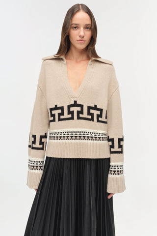 O'Reilly Western V-Neck Sweater