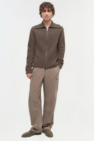 Geoff Cashmere Zip Up Jacket