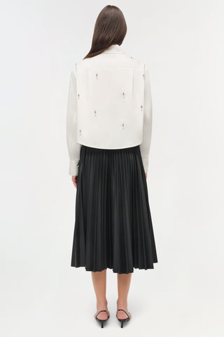Renata Embellished Cotton Shirt