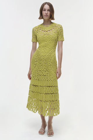 Lorelai Embroidered Midi Dress