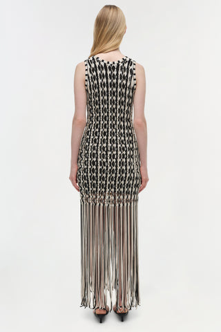 Sonia Fringe Knit Dress