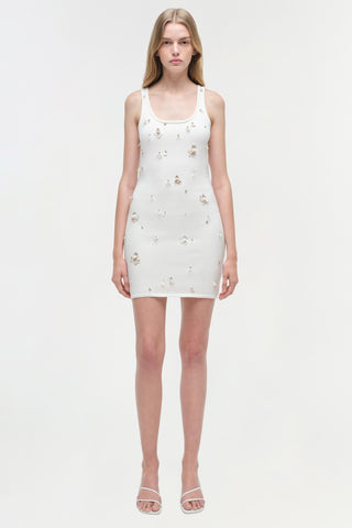Rue Embellished Knit Mini Dress