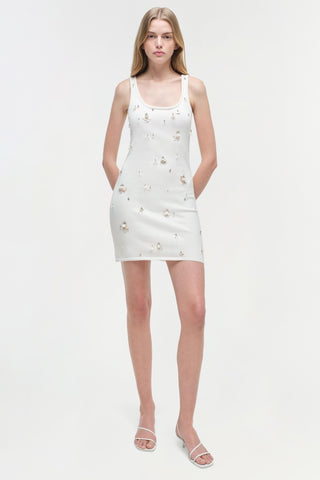 Rue Embellished Knit Mini Dress