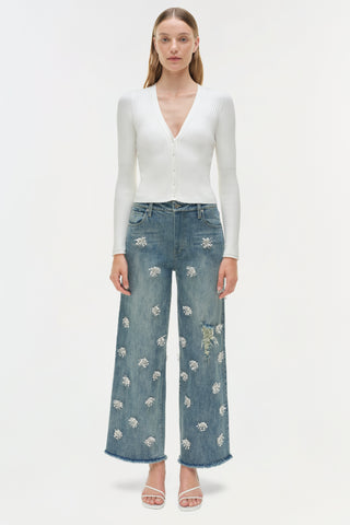 Jude Wide Crop Jean