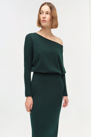 Janese Off Shoulder Midi Dress