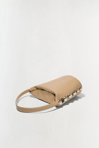 Amaya Suede Studded Bucket Bag