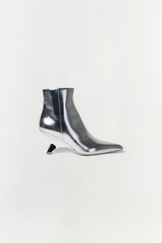 Shadow Metallic Bootie