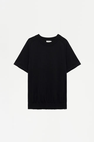 Black Kellyn Short Sleeve Crewneck Top - SIMKHAI