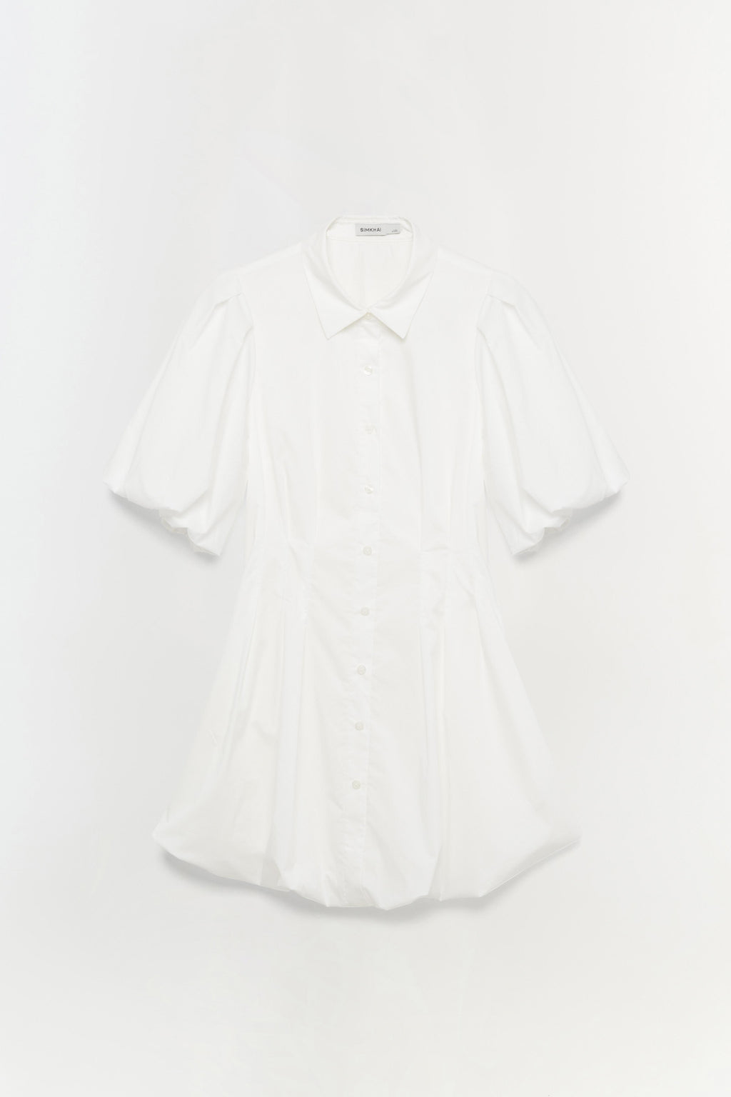 Simkhai Women's Cleo Cotton Mini Dress, White | Size: 4