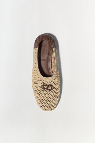 Eden Raffia Flat