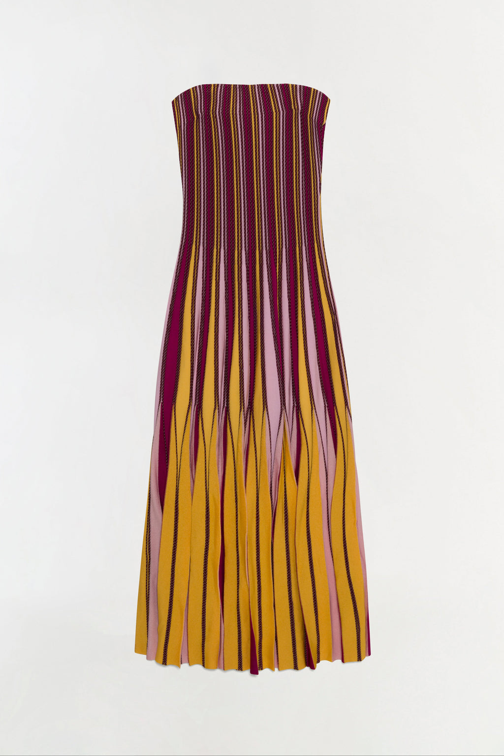 simkhai soleil midi dress Soleil Striped Midi Dress – SIMKHAI