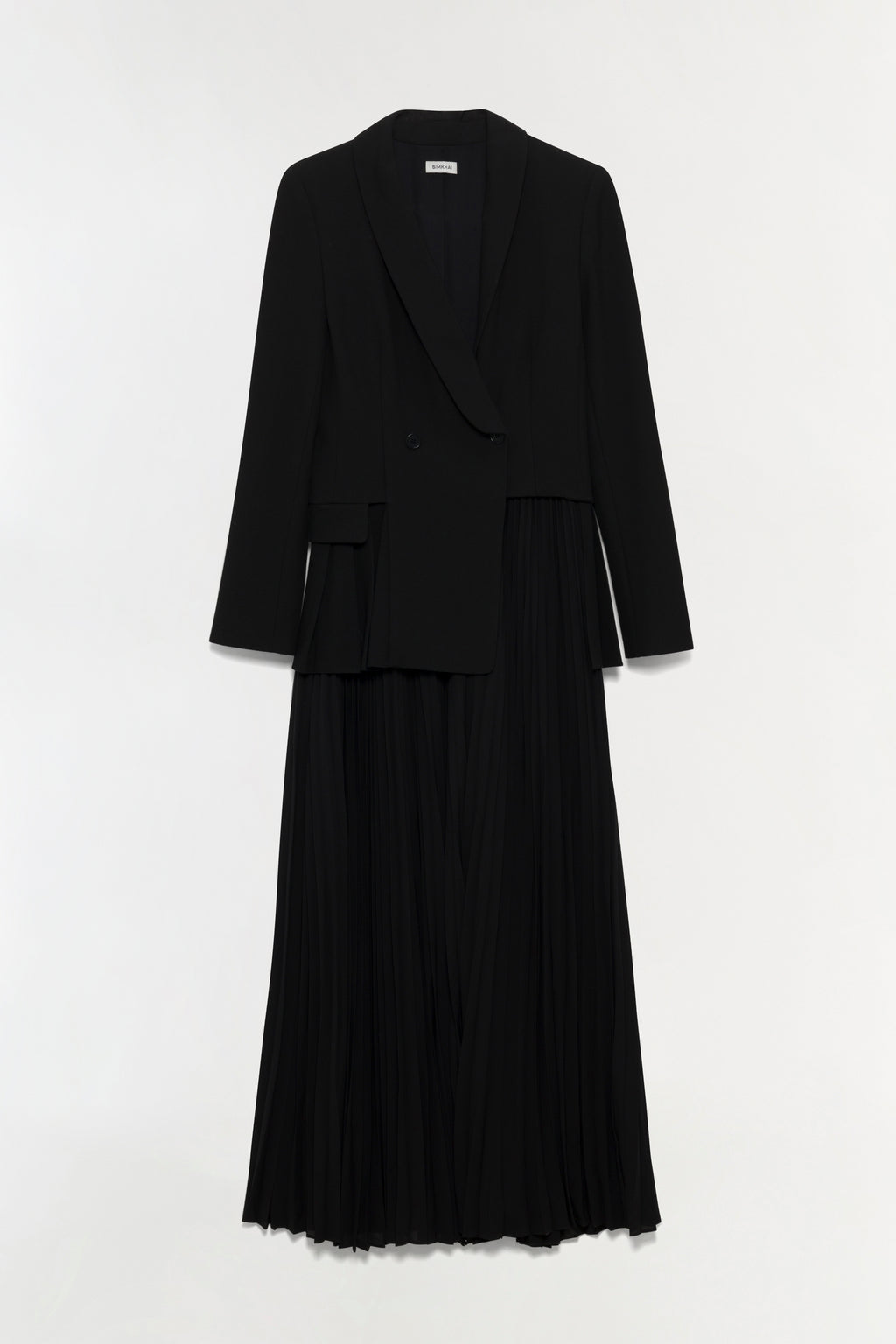 Alexandra Pleated Blazer Midi Dress – SIMKHAI