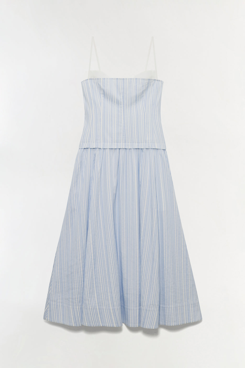 aqua stripe bustier midi dress SIMKHAI Women's Quinlin in Blue Stripe, Size 0 Color:S42 Where to buy the and a fully lined warehousesale2025