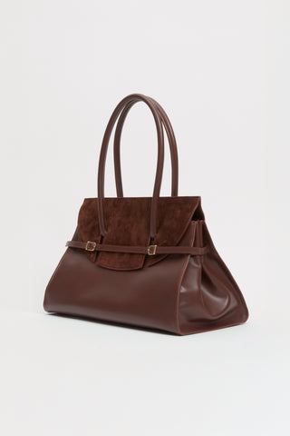 River Suede Shoulder Bag