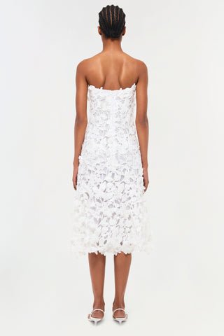 Fleurella Applique Midi Dress