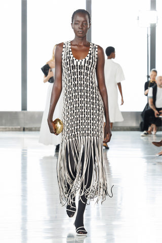 Sonia Fringe Knit Dress