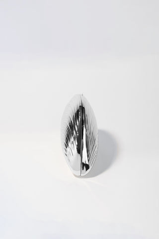 Bridget Metal Oyster Clutch