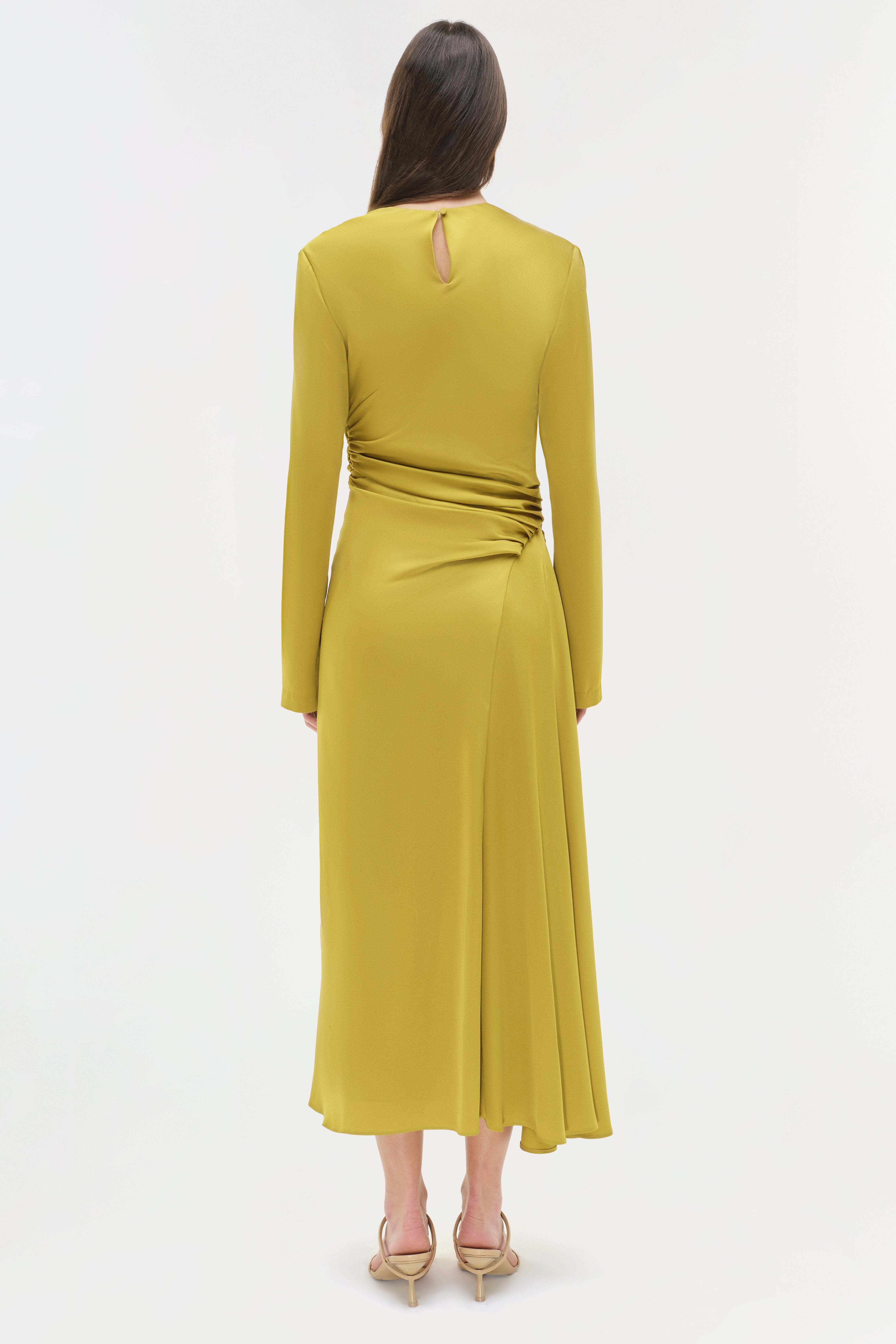 Odessa Satin Midi Dress – SIMKHAI Odessa Satin Midi Dress – SIMKHAI
