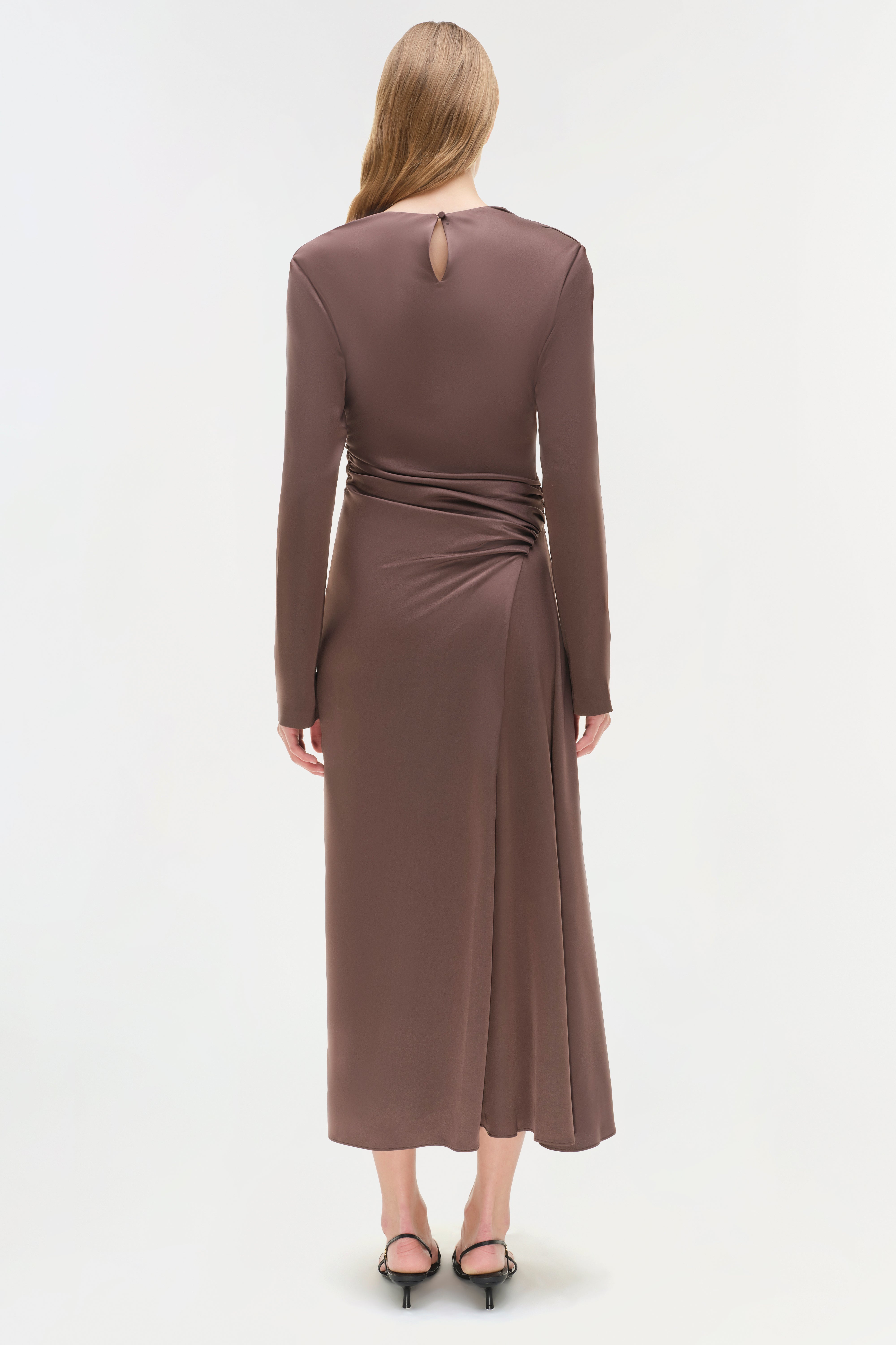 Odessa Satin Midi Dress SIMKHAI Odessa Satin Midi Dress SIMKHAI