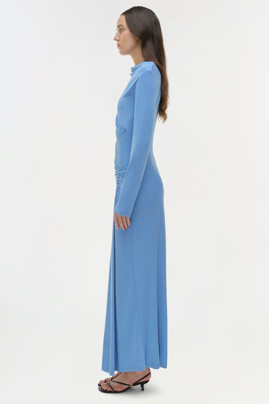 Ferrera Draped Jersey Midi Dress