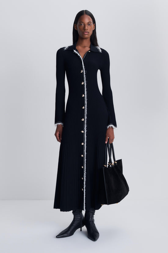 Orelia Compact Knit Midi Dress