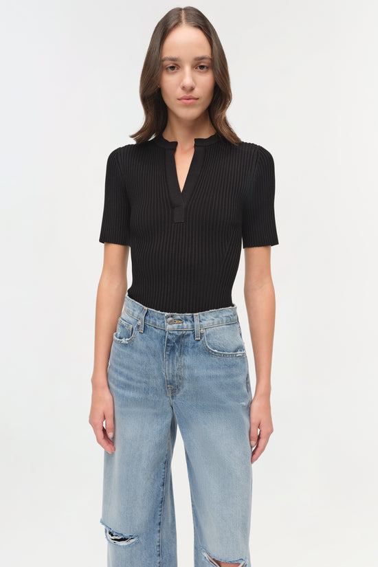 Willoughby Denim Straight Crop Pant