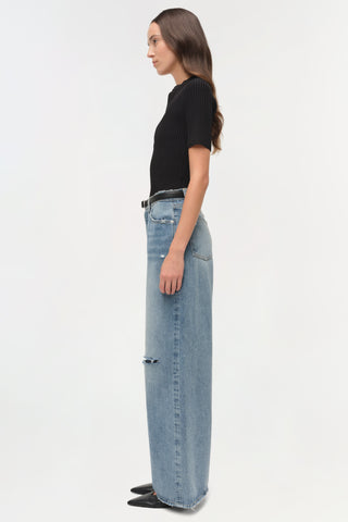 Willoughby Denim Straight Crop Pant