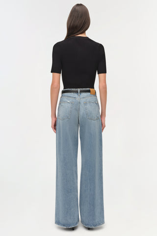 Willoughby Denim Straight Crop Pant