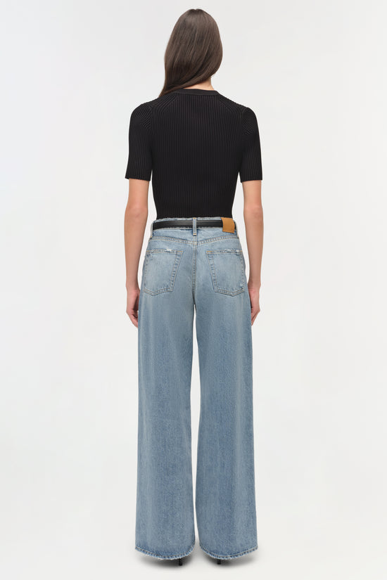 Willoughby Denim Straight Crop Pant