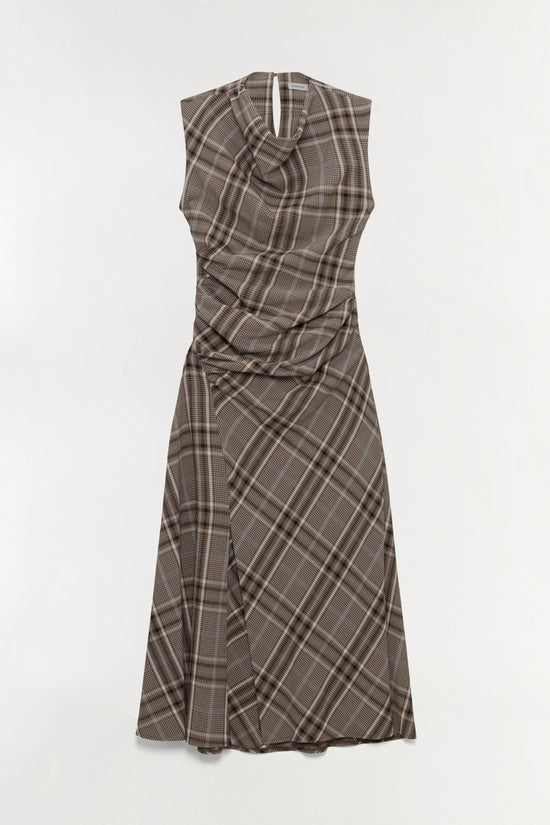 Burke Draped Midi Dress