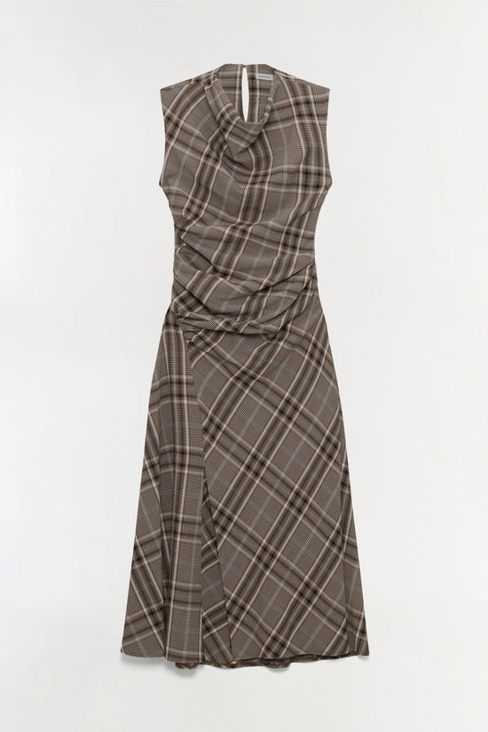 Burke Draped Midi Dress