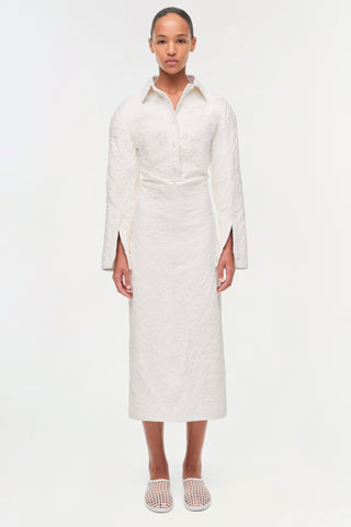 Carroway Leather Midi Dress
