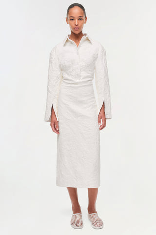 Carroway Leather Midi Dress