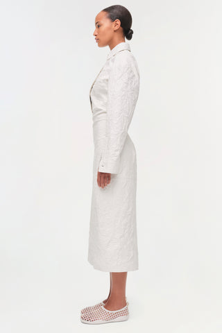 Carroway Leather Midi Dress