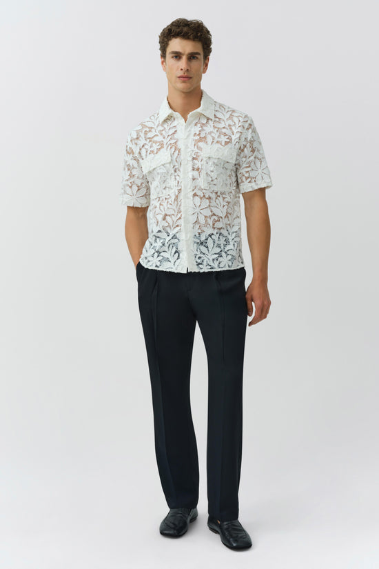 mens white lace dress shirt SOLD OUT Button Up Lace Shirt in Men's XL Finandray.com
