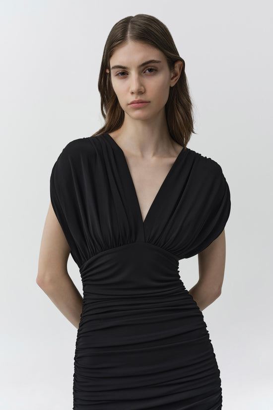 Norvelle Draped Jersey Gown