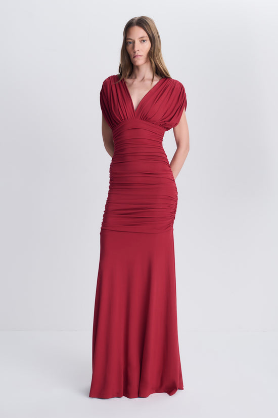 Norvelle Draped Jersey Gown