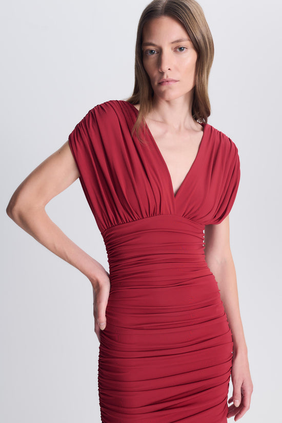 Norvelle Draped Jersey Gown